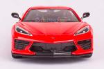 2020 Chevrolet Corvette C8 Stingray Red Timeless Legends 1/24 Diecast Model Car by Motormax 79360