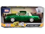 Motormax 1987 Buick Regal Green Metallic with White Interior Get Low Series 1/24 Diecast Model Car