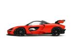 Jada Toys McLaren Senna - Fast & Furious 1:24 Scale Die-Cast Vehicle – Detailed Interior, Opening Hood, Doors, and Trunk – Collectible Model Car for Ages 8+ - Orange/Black