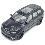 2019 Grand Cherokee Trackhawk Model Car 1/64 Scale SUV Diecast Toy Cars Metal Alloy Friction Powered Children’s Die-cast Vehicles, Collection for Men, Toys for Boys Kids Gifts, Black