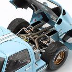 Shelby Collectibles 1966 Ford GT 40 MK II RHD (Right Hand Drive) #1 Light Blue Miles - Hulme Le Mans 1/18 Diecast Model Car