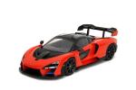 Jada Toys McLaren Senna - Fast & Furious 1:24 Scale Die-Cast Vehicle – Detailed Interior, Opening Hood, Doors, and Trunk – Collectible Model Car for Ages 8+ - Orange/Black