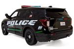 All Star Toys 2022 Ford Explorer Police Interceptor Utility Promo 1:24 Diecast Model Car Exclusive Motormax 76992