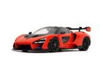 Jada Toys McLaren Senna - Fast & Furious 1:24 Scale Die-Cast Vehicle – Detailed Interior, Opening Hood, Doors, and Trunk – Collectible Model Car for Ages 8+ - Orange/Black