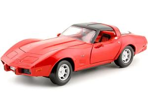 Motormax 1979 Chevrolet Corvette C3 Red 1/24 Diecast Model