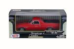 Motormax 1970 Chevrolet El Camino SS 396 Red with Black Stripes 1/24 Diecast Model Car
