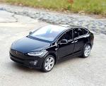 gidoyi Toy Car Model X, Pull Back Car Toys Alloy Vehicles with Lights and Sound 1:32 Scale Model Car (Black)