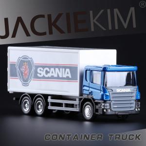 Railed/Motor/Car/Bicycles Large Container Transport Truck Simulation Exquisite Diecast & Toy Vehicles RMZ city 1:64 Alloy Model