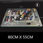 80CM 1:64 Scale Model Car Scene Mat Large Parking Lot Mat for Diecast Vehicle Scene Display Toy Mouse Pad Scene Show Toy
