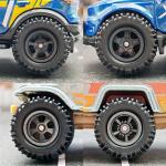 KicarMod 1/64 Large Size D:0.67In Off-Road Model Car Monster Truck Wheels for 1:64 Rubber Tires Set for Hot Wheels Car Toys