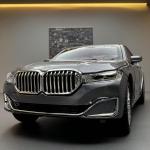 1:24 BMW THE 7 760LI Large Limousine Alloy Metal Car Model Car Sound & Light Pull Back Toy Interior Decorations Kids Toy