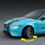 Large Size 1/18 Jaguar XE SV Project 8 SUV Alloy Sports Car Model Diecast Metal Car Vehicles Model Sound and Light Kids Toy Gift