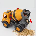 Large Size Engineering Vehicle Model Plastic Excavator Crane Mixer Dump Truck Cars Toy Set for Kids Boys Outdoor Sand Game