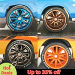 1/64 Wheels with Rubber Tires CE28 Large Size Refitting Parts for Diecast Model Car Hot Wheels Matchbox Tomica D:13mm 1 Set