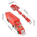 Large variable rail car ejection car toy storage container car Toy car truck model track ejection June 1 Children's Day gift