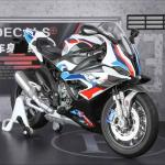 New 1:9 S1000RR Large Size Simulation Alloy Motorcycle Model Shock Absorbers Carrying Lighting Collection Toy Car Kid Gift