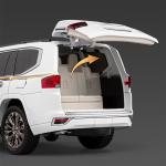 Large Size 1/18 Toyota Land Cruiser LC300 ZX Alloy Car Model Diecast Metal Off-road Vehicles Car Model Sound Light Kids Toy Gift
