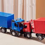 1: 24 alloy large container truck models,container engineering vehicle toys,children's gifts,wholesale