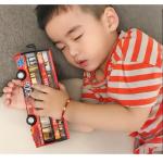Bus children's toy bus large double-decker sightseeing bus simulation alloy door model car model