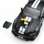 1:18 Ford Mustang Shelby GT500 Large Size Alloy Sports Car Model Diecasts Metal Racing Car Model Sound and Light Simulation Toys