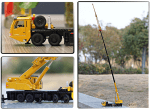 Hot sale 1:50 alloy mega lifter model,engineering transportation crane alloy forge,high simulation large crane,free shipping