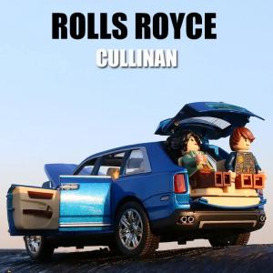 1:24 Rolls Royce Cullinan Large Size Simulation SUV Alloy Metal Car Model Pull Back Scale Car Miniatur Car A253