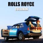 1:24 Rolls Royce Cullinan Large Size Simulation SUV Alloy Metal Car Model Pull Back Scale Car Miniatur Car A253