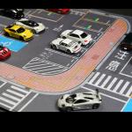 1:64 Scale Large Scene Mat Road Scene Accessory Parking Lot Mat For Diecast Car Model Toy Display Mouse Pad Shows Gifts Fans