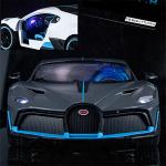 Large Size 1/18 Bugatti DIVO Alloy Sports Car Model Diecasts Metal Toy Vehicles Car Model Simulation Sound Light Childrens Gifts