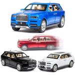 1:24 Rolls Royce Cullinan Large Size Simulation SUV Alloy Metal Car Model Pull Back Scale Car Miniatur Car A253