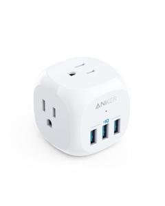 Anker USB C Outlet Extender, Anker 321 Outlet Extender With 3 Outlets and 20W USB C Charging for iPhone 15/13 Series, Power Delivery Charging for Dorm Rooms, Home Office, Cruise Ship Travel Esstential