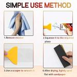 Drywall Patch Repair Kit with Scraper, Wall Spackle Repair Paste, Wall Mending Agent Quick and Easy Solution to Fill The Holes for Home Wall, Plaster Dent Repair and Wood Scratch Repair