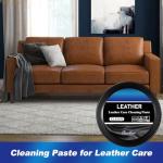 2Pcs Leader Cleaning and Care Cream & Cleaning Paste for Leather Care, Automotive Interior Leather Cleaning Cream, Leather Repair Kit Car Interior, Car Leather Conditioner Oil Paste