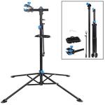 F2C Portable Adjustable 42.5" to 74" Pro Home Steel Maintenance Mechanic Bicycle Bike Repair Tool Rack Stands Workstand w/ Telescopic Arm, Tool Tray& Balancing Pole Cycle Bicycle Rack
