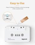 Arsvita Audio Cassette Head Cleaner, Tape Cleaning Kit for Home/Portable/Car Cassette Player