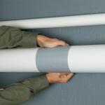 Flex Tape, Original Thick Flexible Rubberized Waterproof Tape - Seal and Patch Leaks, Works Underwater, Indoor Outdoor - Home RV Roof Plumbing and Pool Repairs, Gray, 4 in x 5 ft, Pack of 1