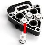 OVERTOYOU Pump Washer Head Repair Kit, Household High Pressure Pump Washer Head Repair Kit Seal Oil Check Valves Cleaning Machine Water Pump Parts Accessories, Four Corner Pumphead