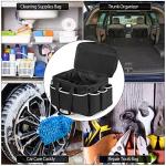 HODRANT Extra-Large Cleaning Caddy with EVA Hard Bottom, High Capacity Cleaning Supplies Organizer for Housekeeping & Home Work, Car Detailing Tools Tote Bag with Shoulder Strap, Patent Design
