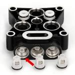 OVERTOYOU Pump Washer Head Repair Kit, Household High Pressure Pump Washer Head Repair Kit Seal Oil Check Valves Cleaning Machine Water Pump Parts Accessories, Four Corner Pumphead