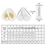 Eyeglass Repair Kit with Glasses Screws - Contains Precision Screwdriver kit and Nose Pads, Cleaning Cloth, Tweezers, Complete Glasses Repair Kit