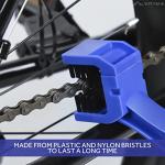 Motorcycle Chain Brush – Durable Plastic Motorcycle Chain Cleaning Kit with Brush and Three-Sided Nylon Bristles for Fast and Effective Maintenance – Supports Smooth Pedaling and Precise Gear Shifting