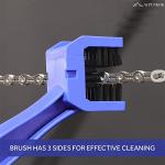 Motorcycle Chain Brush – Durable Plastic Motorcycle Chain Cleaning Kit with Brush and Three-Sided Nylon Bristles for Fast and Effective Maintenance – Supports Smooth Pedaling and Precise Gear Shifting