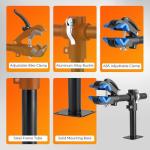 weyleity Bike Repair Stand | Bench Mount Bike Work Stand Bicycle Maintenance Rack Workstand for Road & Mountain Bikes – Adjustable Bicycles Maintenance Rack Bike Clamp for Home Repair