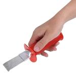 AMONIDA Air Conditioner Fin Comb, Stainless Steel Plastic Handle Threaded Design for Air Conditioner Condenser Repairing and Cleaning