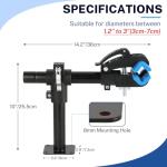NATGAI Bike Repair Stand, Bench Mount Bike Repair Stand Bicycle Maintenance Rack Workstand, Adjustable Removable Home Bicycle Maintenance Stand for Road Mountain Bikes