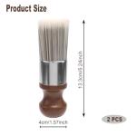 Salve Bruch for Furniture, Soft Household Leather Brush for Leather-Wood Sofa Repair, Wood Furniture Brush Fix and Protect for Home -Salve Not Include(2pcs)