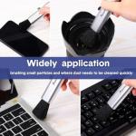 6 Pieces Portable Laptop Cleaning Brush Electronic Cleaning Brush Swipe Computer Brush for Laptops Keyboard Mobile Phones Cameras Digital Products Car Interior Detailing Home and Office Items