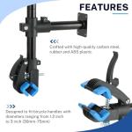 NATGAI Bike Repair Stand, Bench Mount Bike Repair Stand Bicycle Maintenance Rack Workstand, Adjustable Removable Home Bicycle Maintenance Stand for Road Mountain Bikes