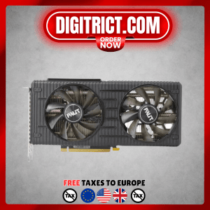 USED Palit 3060ti NVIDIA RTX GAMING GPU - 8GB - GDDR6 - Used