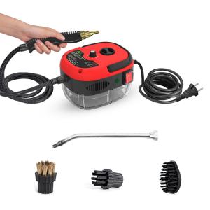 1500W Portable Handheld Steam Cleaner High Temperature Pressurized Steam Cleaning Machine with Brush Heads for Furniture Car